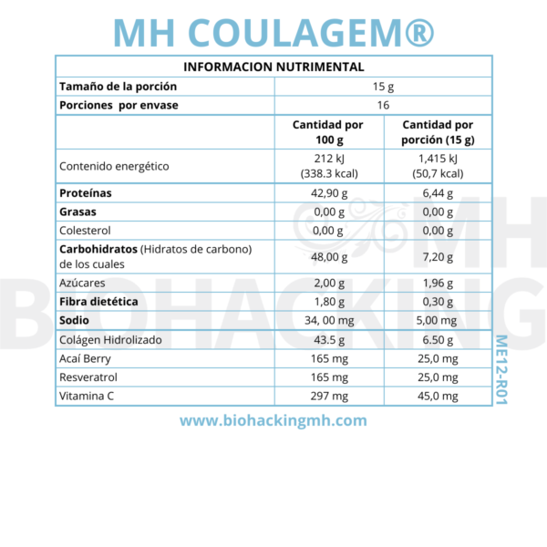 MH COULAGEM: COLÁGENO HIDROLIZADO - Imagen 2